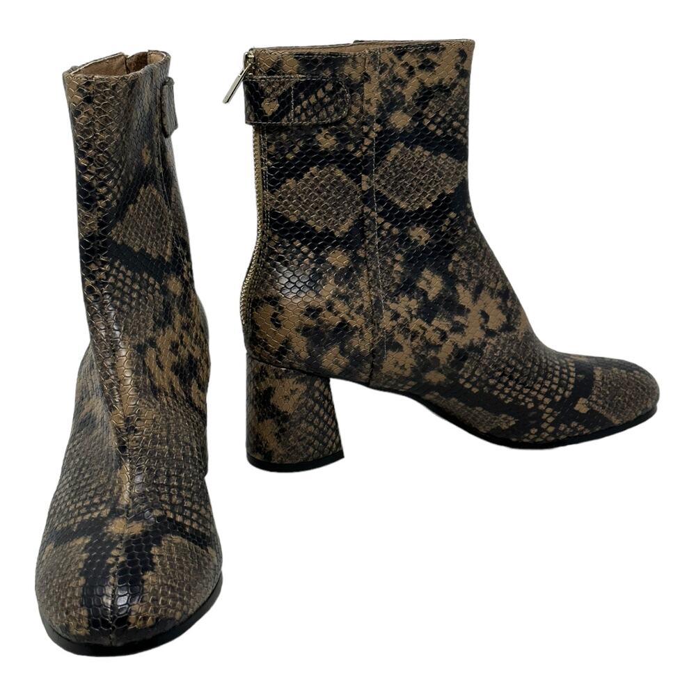 Joie Ramet Women's Python Leather Bootie Size 7.5 - image 1